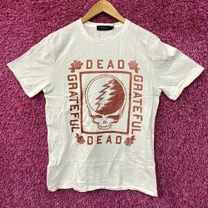Grateful Dead Steal Your Face Roses Artwork T-Shirt Small